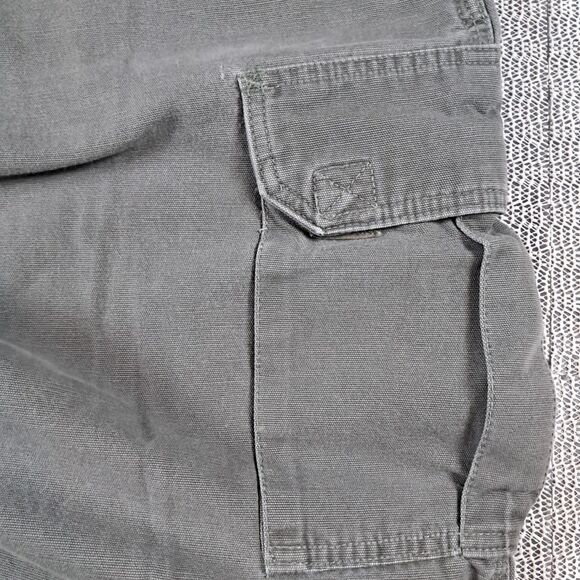 Carhartt Cargo Pants Mens 34x32 GREEN  B182 DMS Dungaree Fit Workwear Utility - Picture 2 of 7